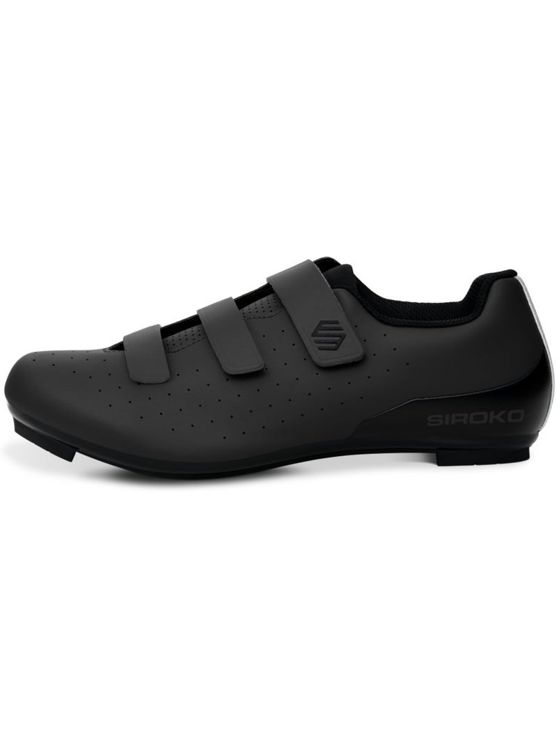 Sapatos para ciclismo de estrada Preto - Kiabi