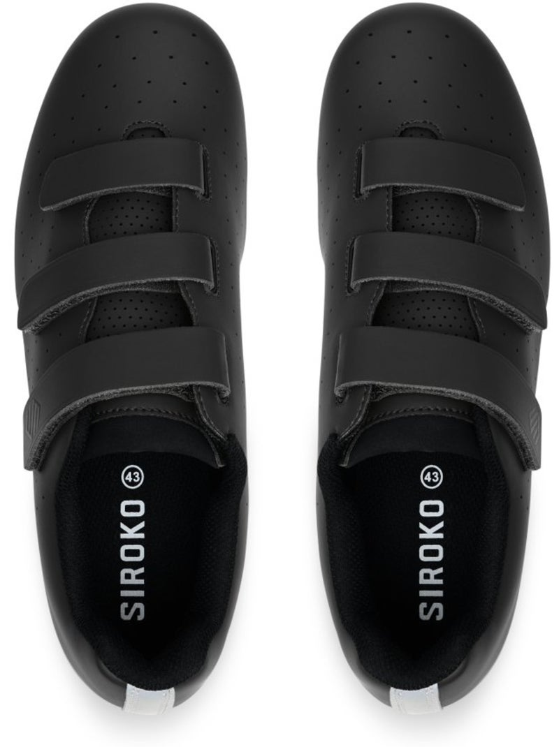 Sapatos para ciclismo de estrada Preto - Kiabi