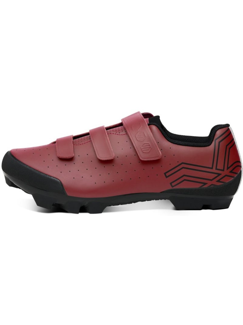 Sapatos para ciclismo gravel Vermelho - Kiabi