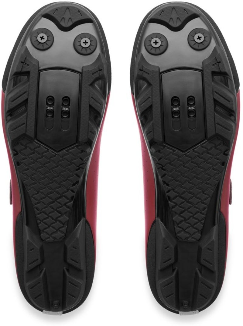Sapatos para ciclismo gravel Vermelho - Kiabi