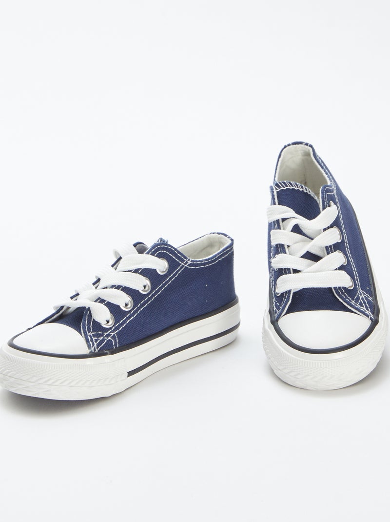 Sapatos rasos com atacadores Azul - Kiabi