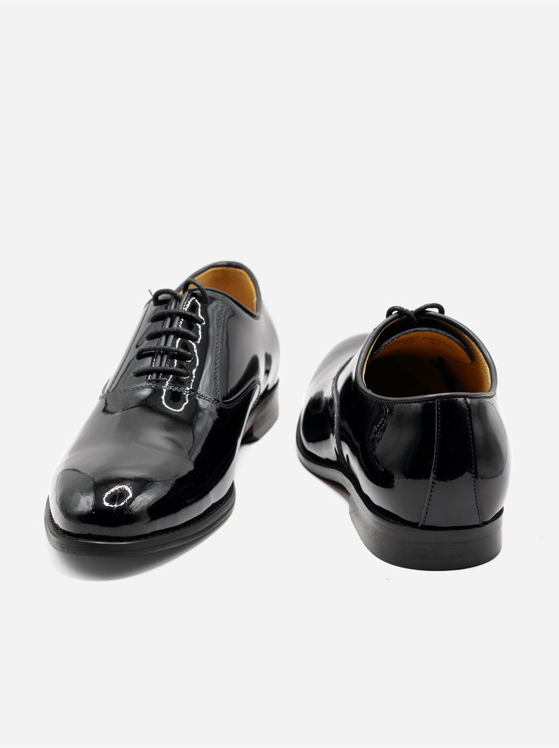 Sapatos Richelieu com acabamento brilhante - Bill Tornade Preto - Kiabi