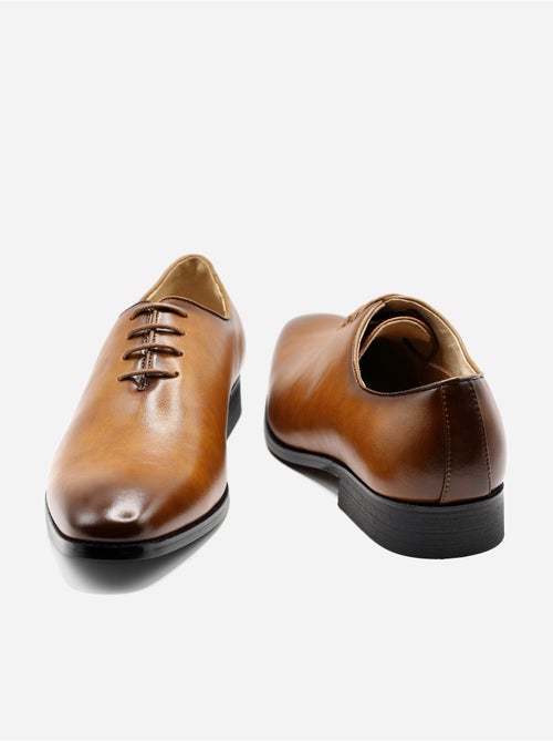 Sapatos Richelieu em pele - Uomo - Kiabi Sapatos Richelieu em pele - Uomo - Kiabi