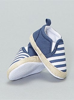 Sapatos tipo alpergata em algodão - Kiabi