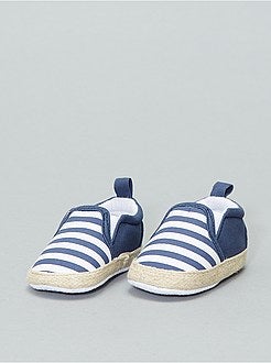 Sapatos tipo alpergata em algodão - Kiabi