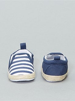 Sapatos tipo alpergata em algodão - Kiabi