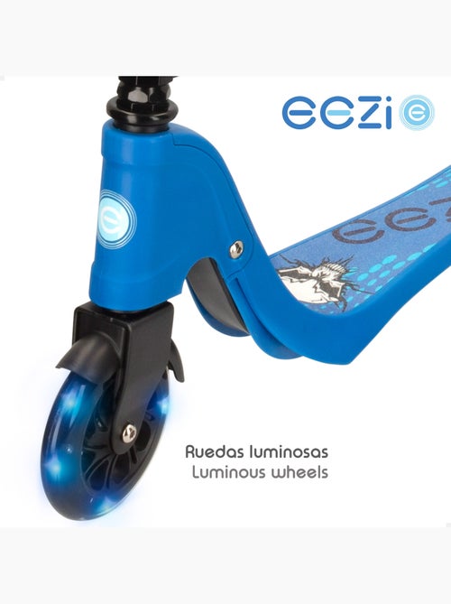Scooter de 2 rodas com luzes azul eezi - Kiabi