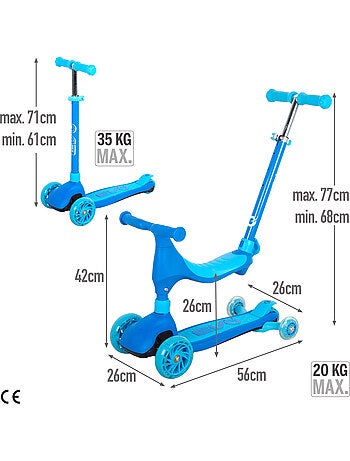 Scooter evolutiva 4 em 1 evo