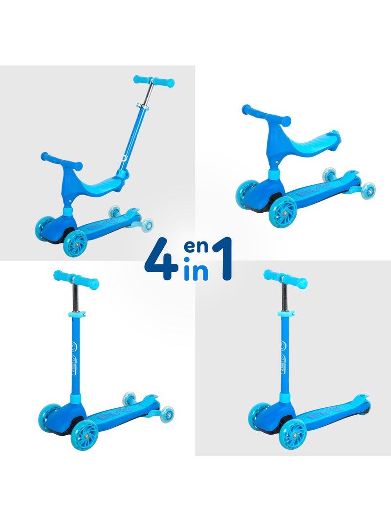 Scooter evolutiva 4 em 1 evo Azul - Kiabi