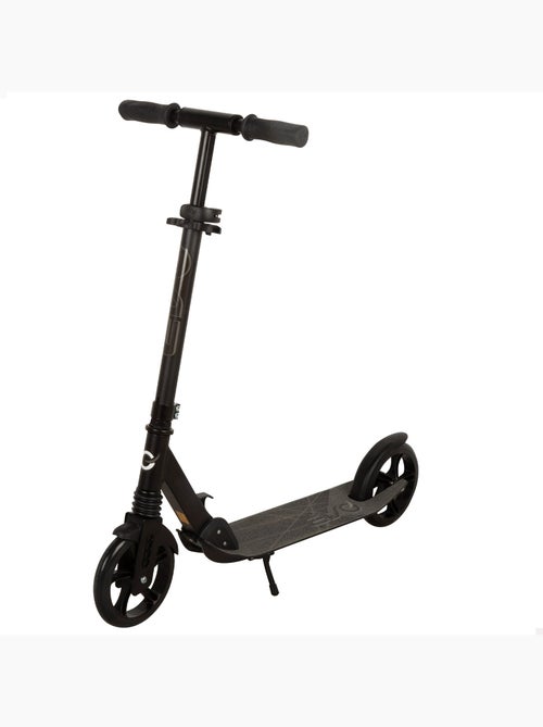 Scooter preta dobrável e ajustável de 2 rodas evo - Kiabi
