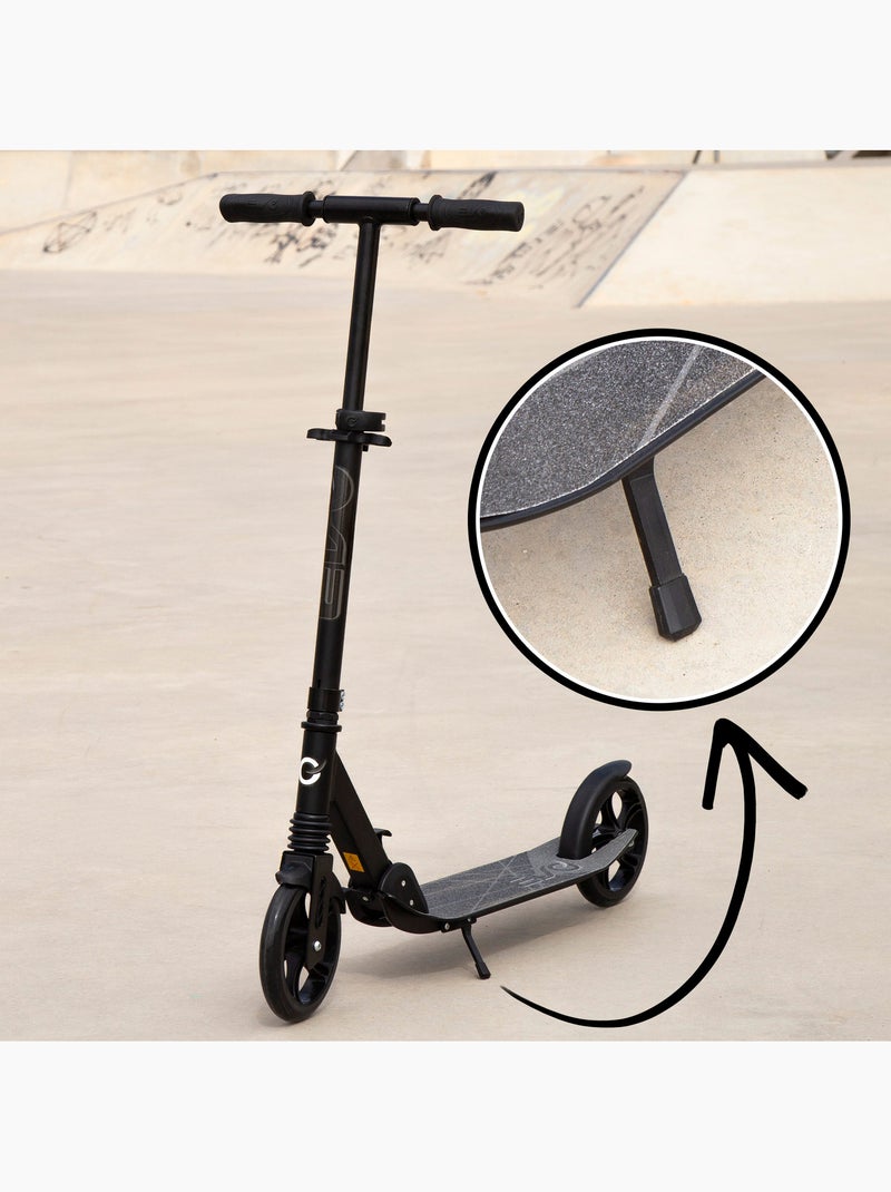 Scooter preta dobrável e ajustável de 2 rodas evo Preto - Kiabi