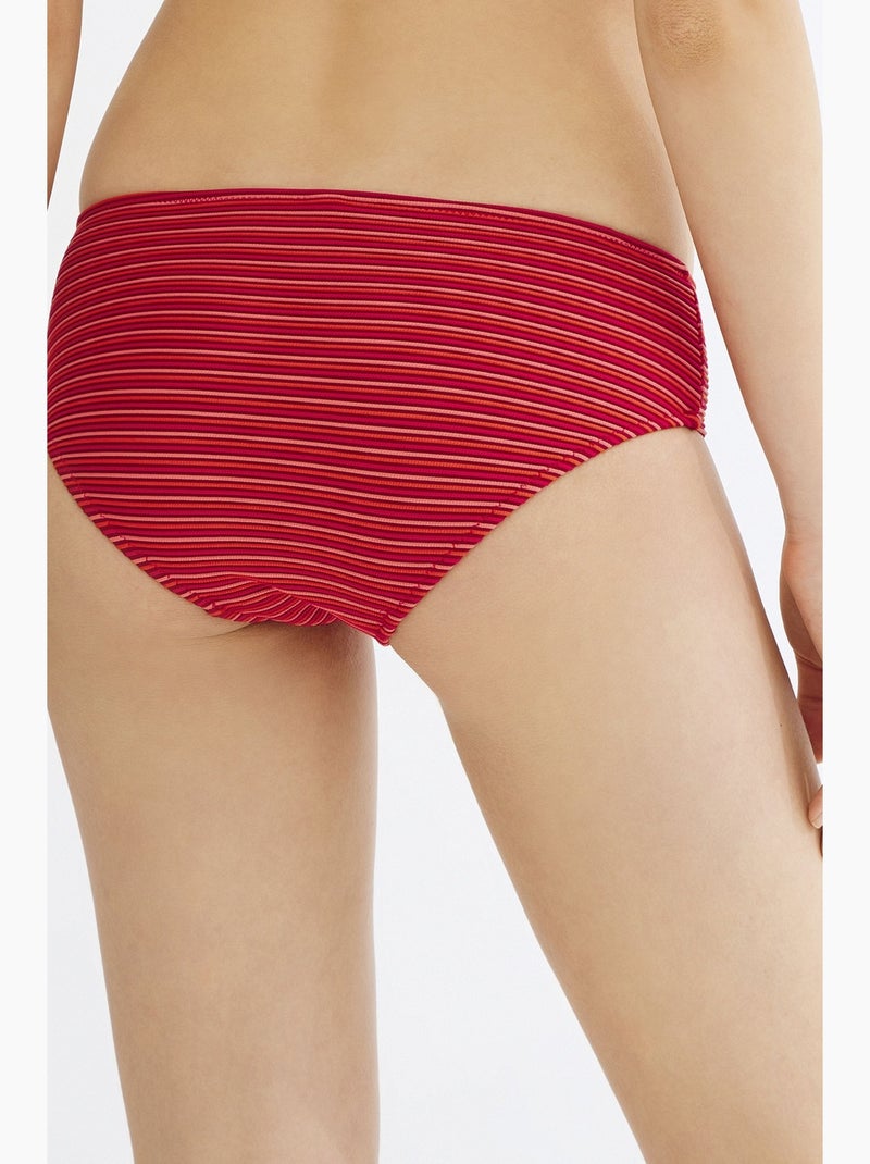Serenity cueca de biquíni hipster penti Vermelho - Kiabi