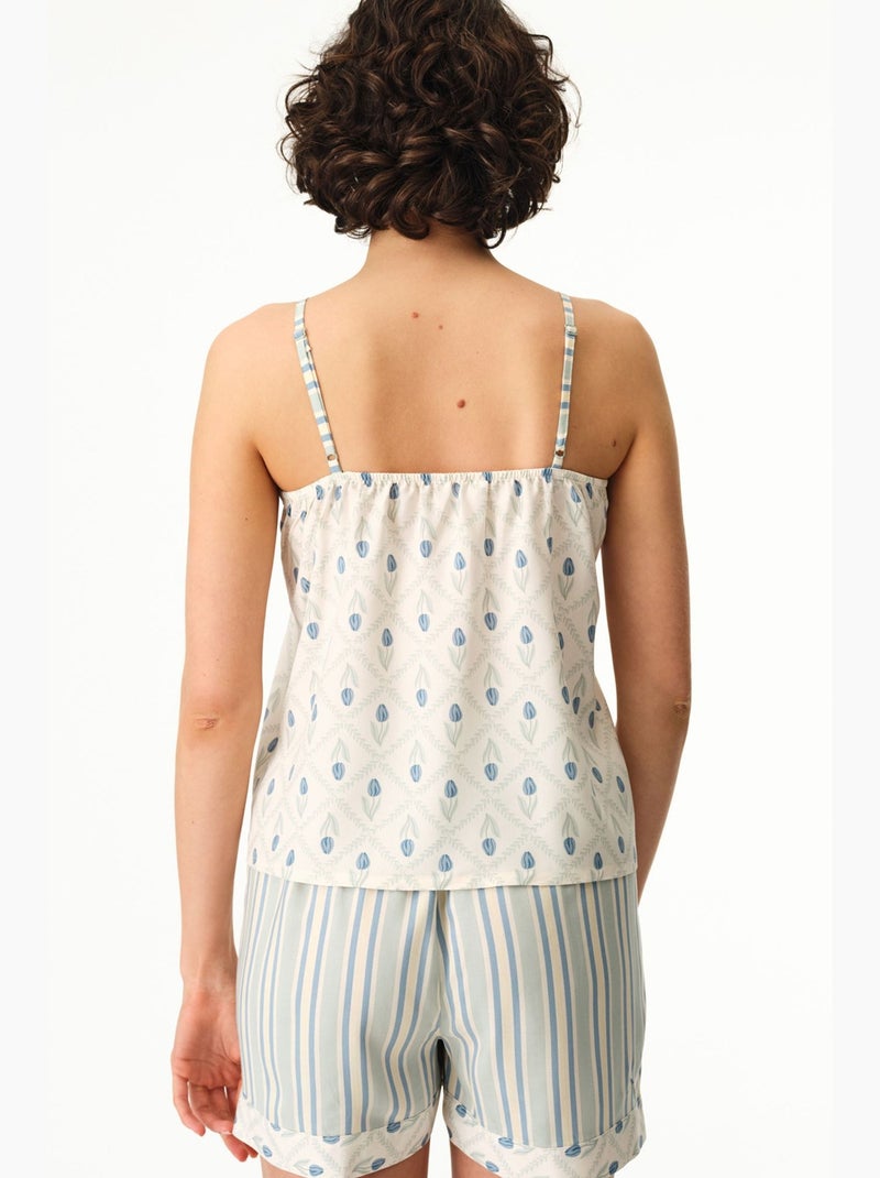 Serenity top de pijama floral penti Branco sujo - Kiabi