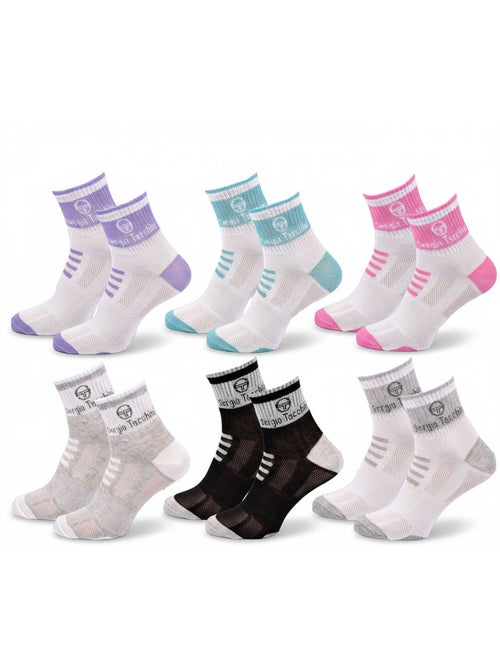 Sergio Tacchini Pack Meias Curtas Mulher Quarter 6 Pares - Kiabi