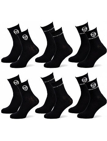Sergio Tacchini Pack Meias Curtas Mulher Quarter 6 Pares