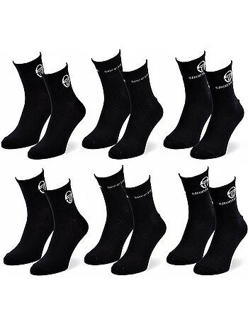 Sergio Tacchini Pack Meias Curtas Mulher Quarter 6 Pares