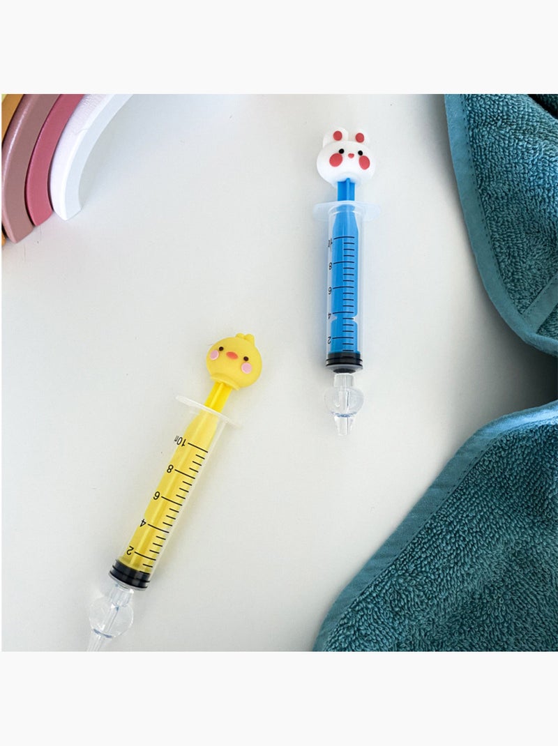 Seringas reutilizáveis para lavagem nasal de bebé com silicone Amarelo - Kiabi