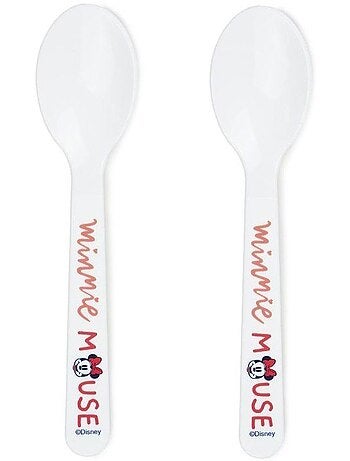 Set 2 colheres ergonómicas minnie disney thermobaby com estojo