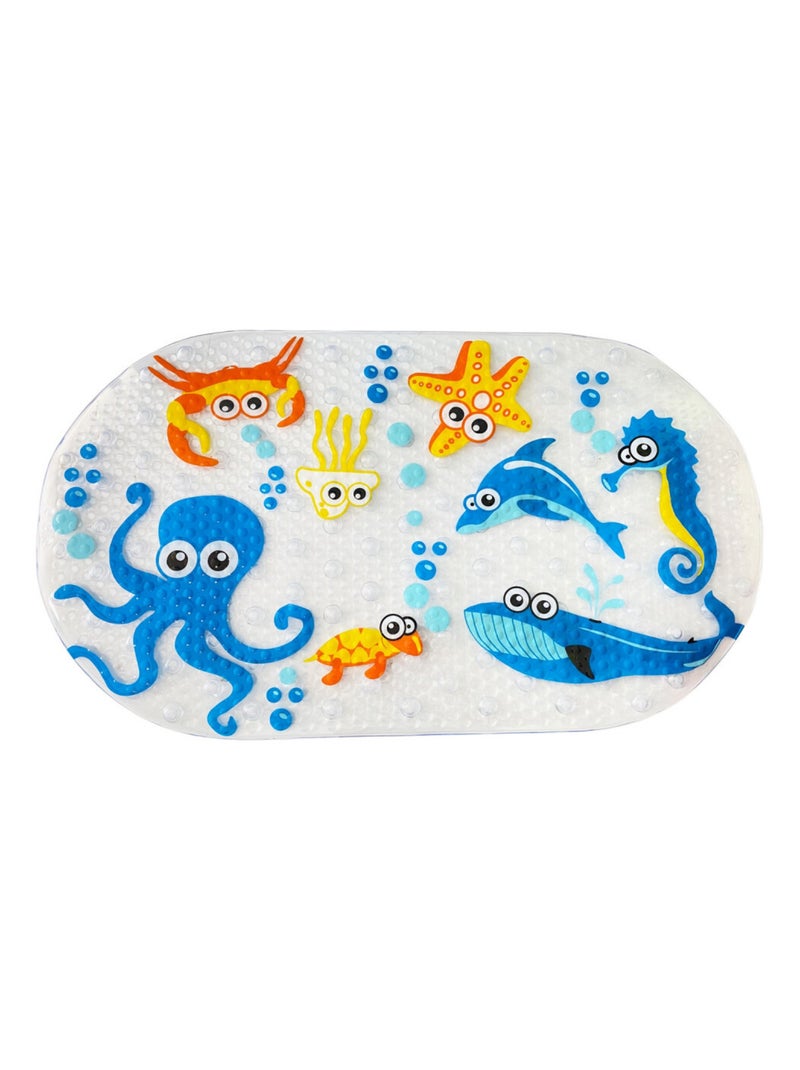 Set acessórios de banho thermobaby com tapete antiderrapante e brinquedos Cinza - Kiabi