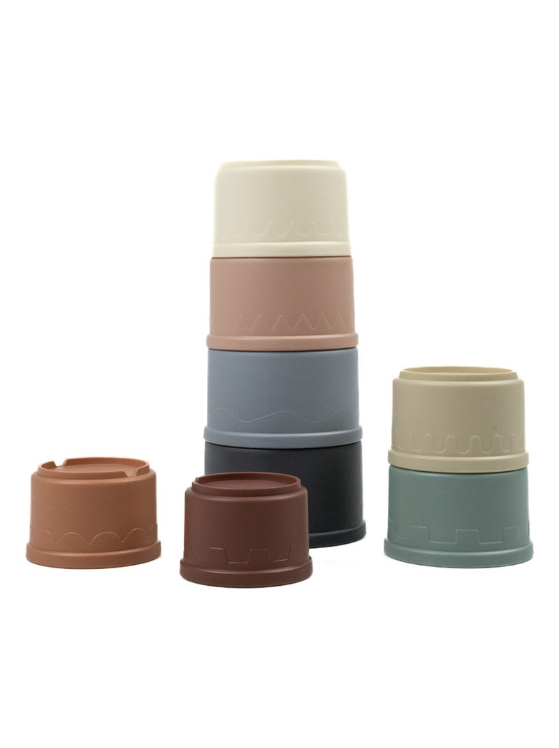 Set acessórios de banho thermobaby com tapete antiderrapante e brinquedos Cinza - Kiabi