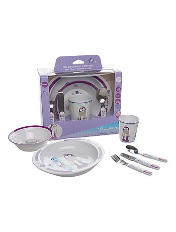 Conjunto de loiça bebé em melamina thermobaby a minha primeira loiça