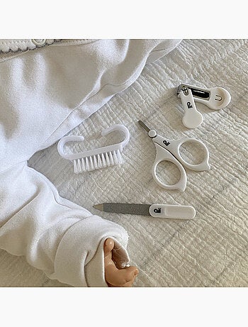 Set manicura bebé 5 acessórios estojo