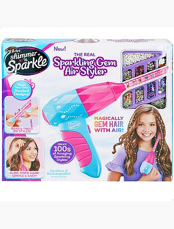 Shimmer 'n sparkle aplicador de cabelo com pedras preciosas