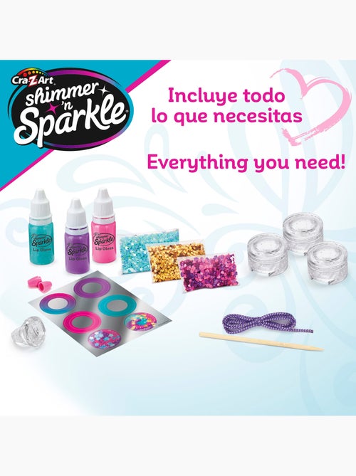Shimmer 'n sparkle conjunto para fazer batom com medalhões - Kiabi