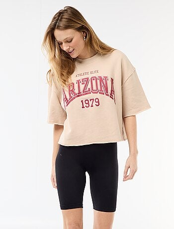 Short ciclista canelado