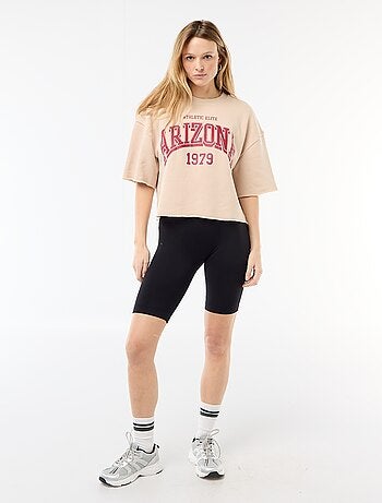 Short ciclista canelado