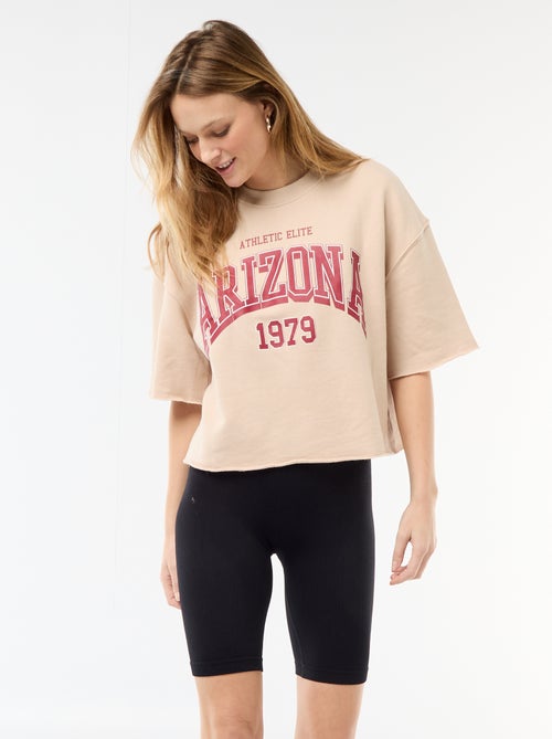 Short ciclista canelado - Kiabi