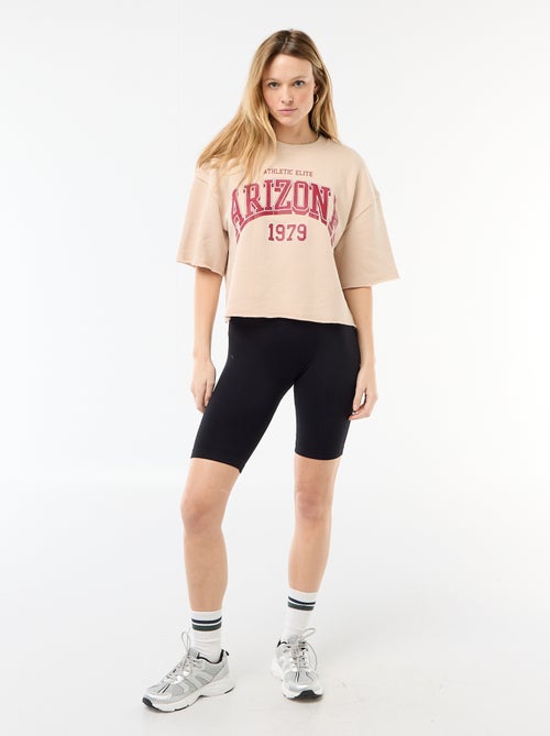 Short ciclista canelado - Kiabi