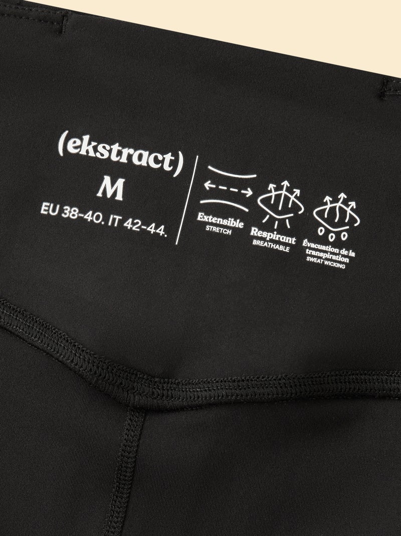 Short ciclista de desporto - (ekstract) Preto - Kiabi