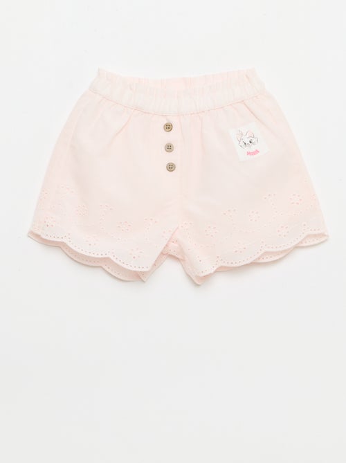 Short de algodão \'Marie\' \'Disney\' - Kiabi