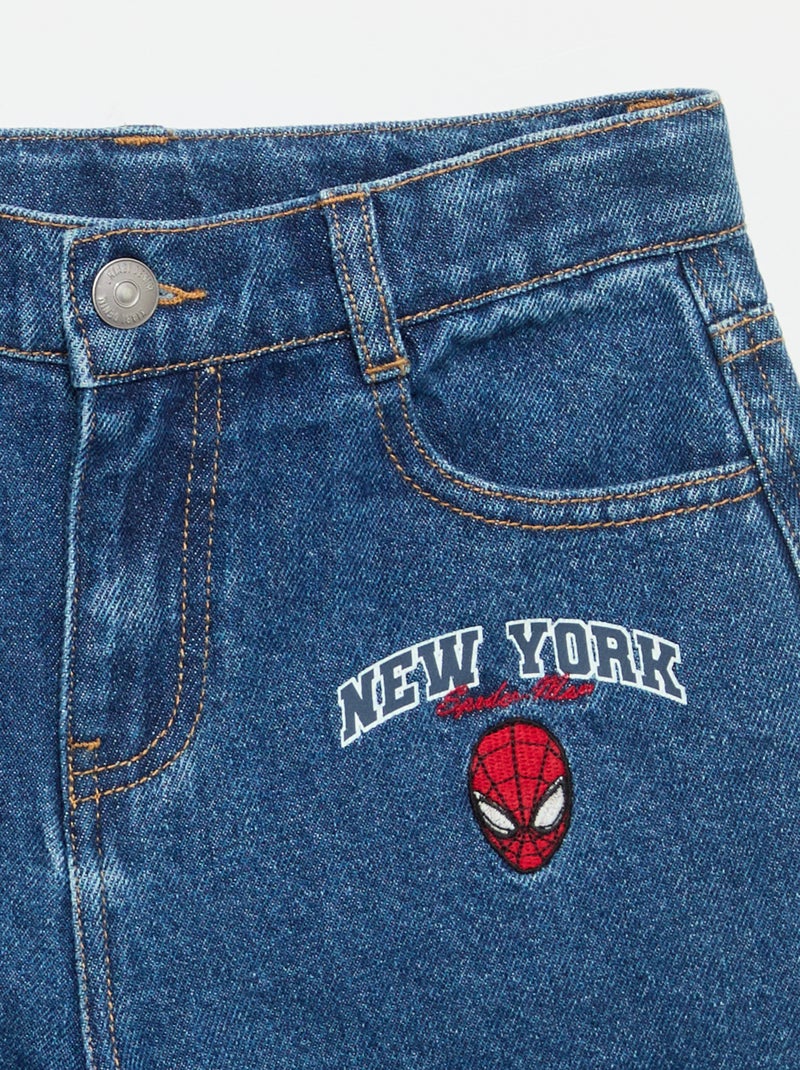 Short de Calças de ganga 'Spider-man' Azul - Kiabi
