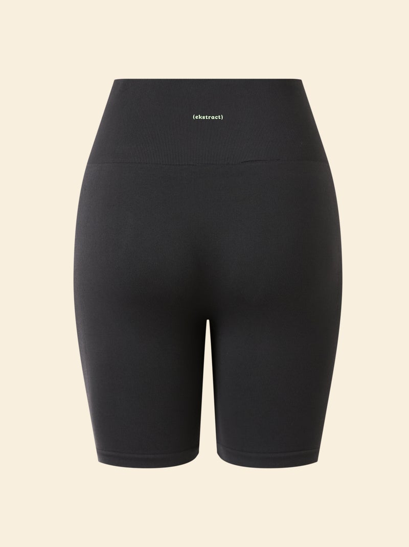 Short de ciclismo desportivo sem costuras - (ekstract) Preto - Kiabi
