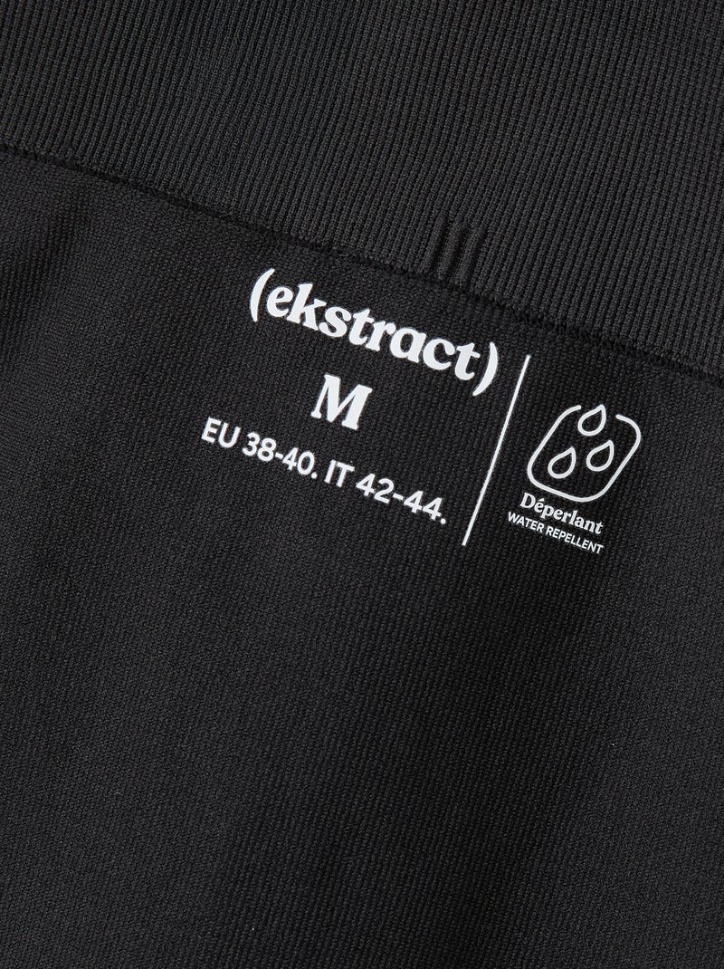 Short de ciclismo desportivo sem costuras - (ekstract) Preto - Kiabi