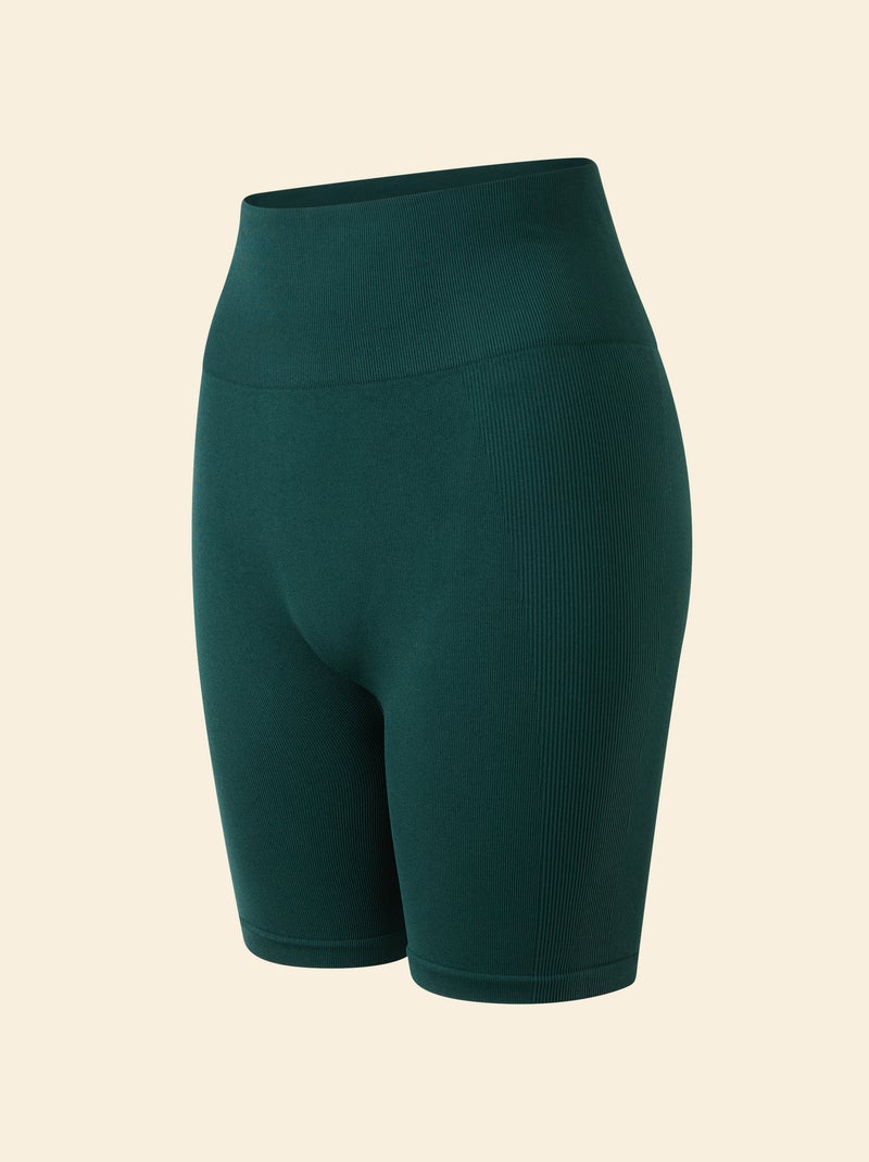 Short de ciclismo desportivo sem costuras - (ekstract) Verde - Kiabi