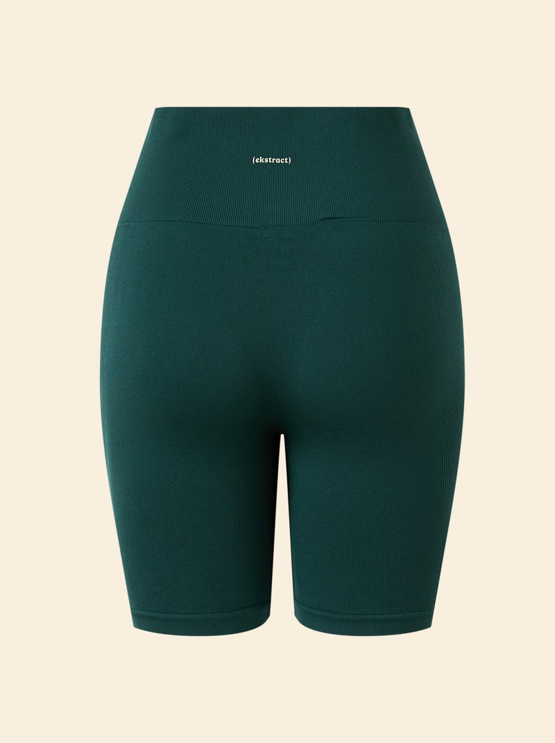 Short de ciclismo desportivo sem costuras - (ekstract) Verde - Kiabi