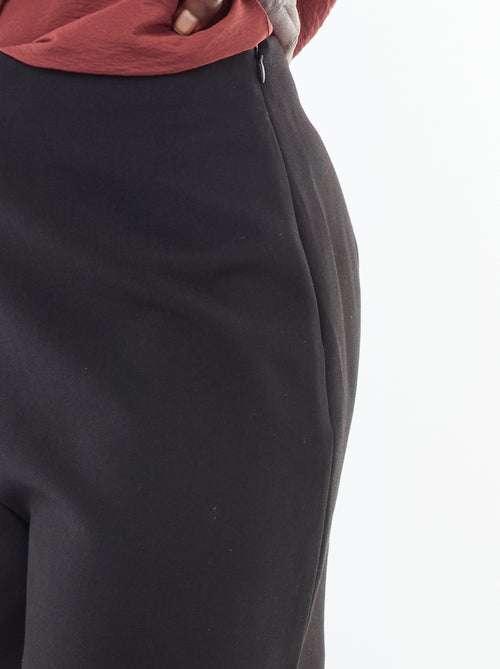 Short de cintura subida liso - Kiabi