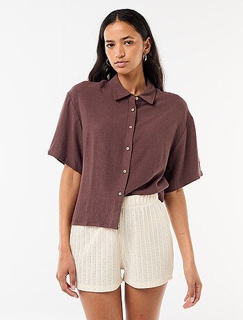 Short de crochê