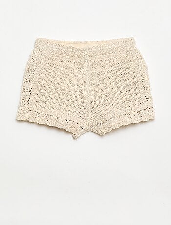 Short de croché liso