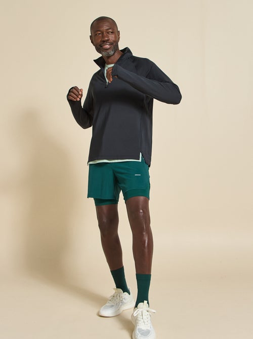 Short de desporto 2 em 1 - (ekstract) - Kiabi