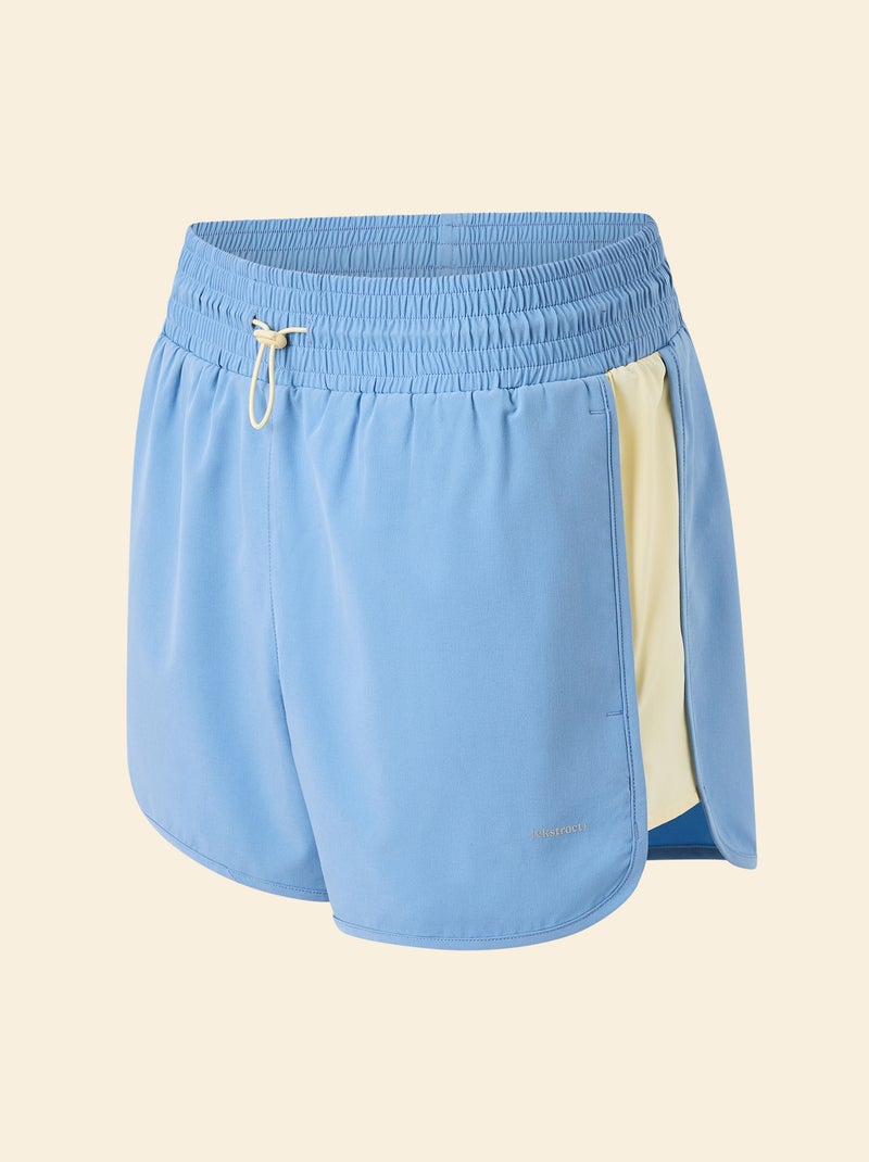 Short de desporto color block - (ekstract) Azul - Kiabi