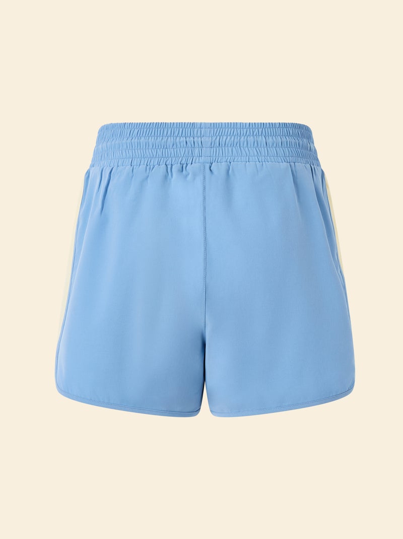 Short de desporto color block - (ekstract) Azul - Kiabi