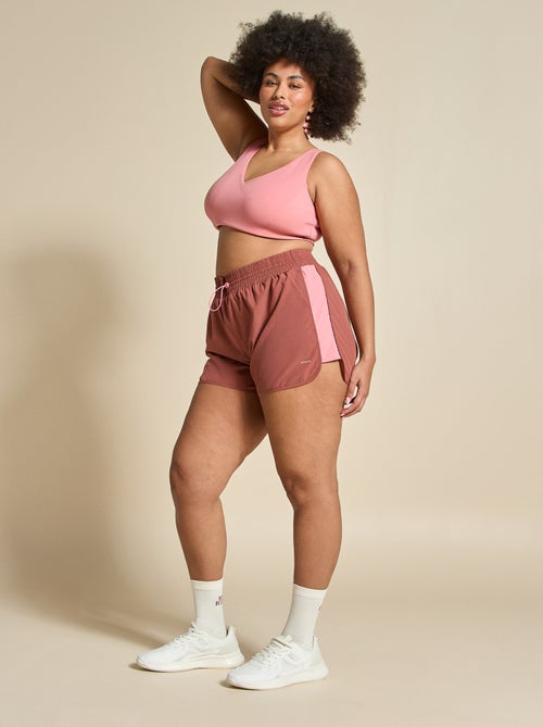 Short de desporto color block - (ekstract) - Kiabi