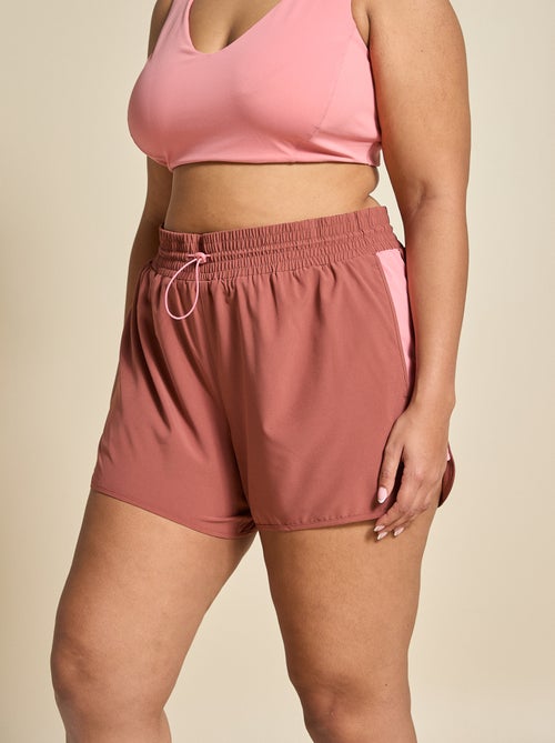 Short de desporto color block - (ekstract) - Kiabi