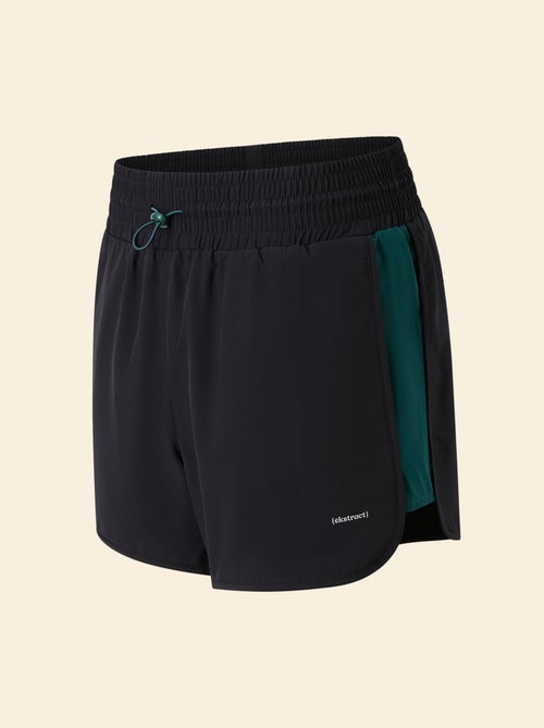 Short de desporto color block - (ekstract) - Kiabi Short de desporto color block - (ekstract) - Kiabi
