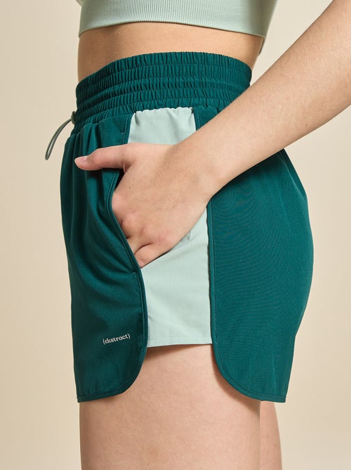 Short de desporto color block - (ekstract) - Kiabi