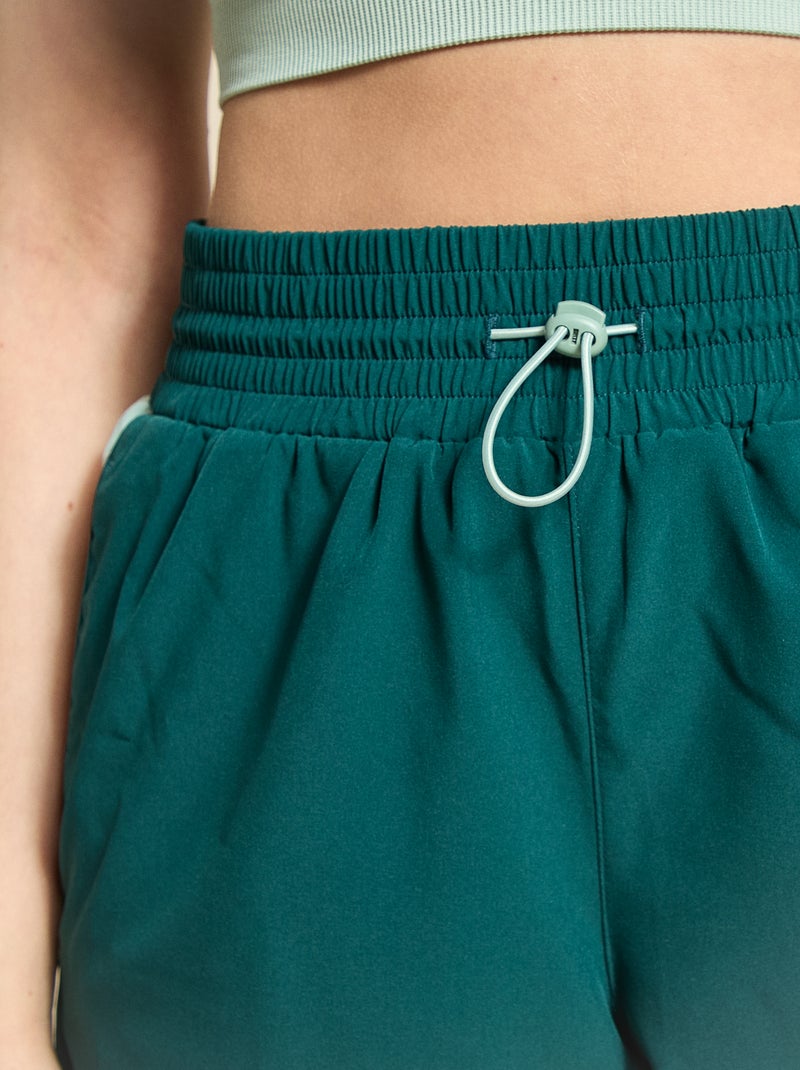 Short de desporto color block - (ekstract) Verde - Kiabi